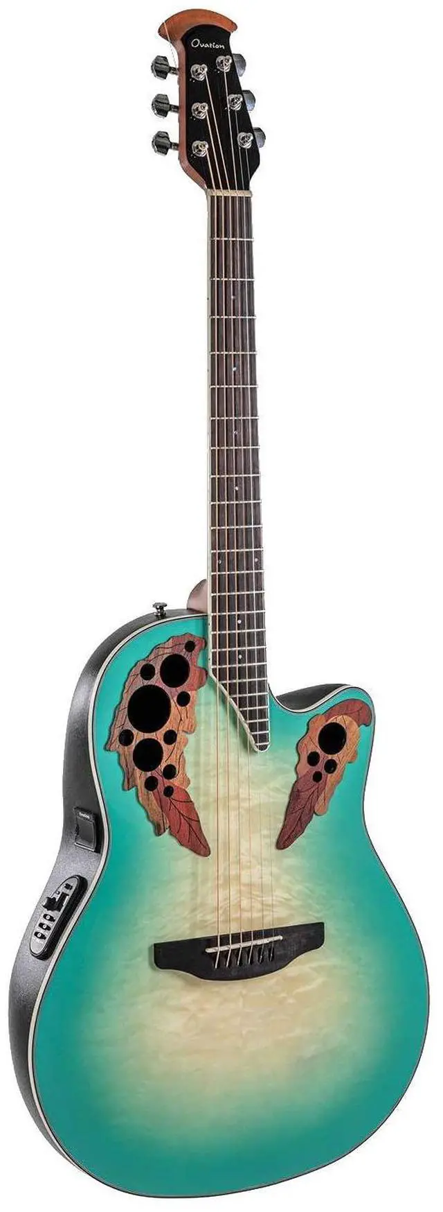 Alt view image 2 of 6 - Ovation Celebrity Elite Plus CE44X-9B, MS/Cutaway, Mid-Depth