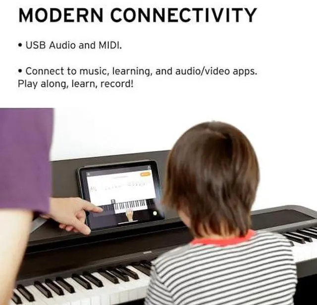 Alt view image 4 of 7 - Korg B2 Digital Piano - Black