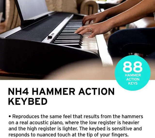 Alt view image 7 of 7 - Korg B2 Digital Piano - Black