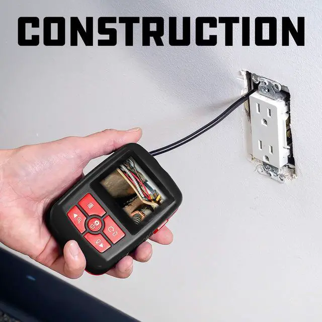 Alt view image 11 of 12 - Powerbuilt Digital Borescope, Inspection Camera, 2.3 in. Color LCD - 240033