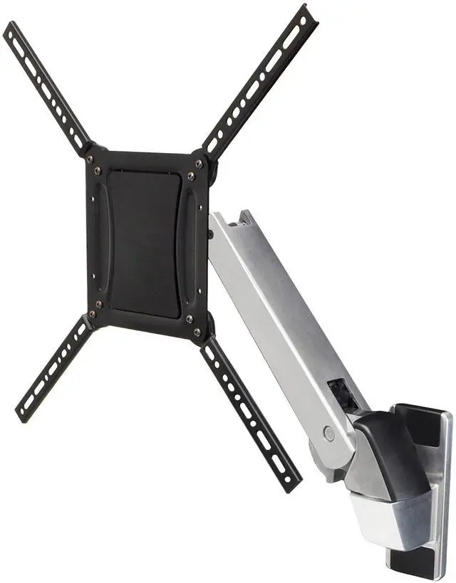 Alt view image 11 of 14 - Ergotron - 45-296-026 - Ergotron Mounting Arm for Flat Panel Display - Polished Aluminum, Black - 30 to 55 Screen