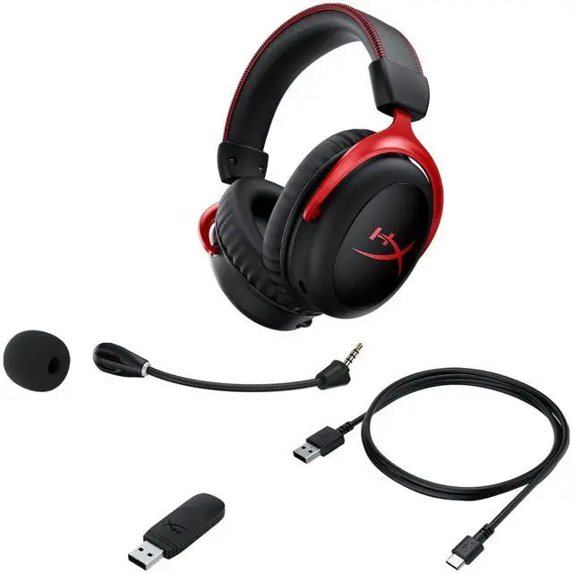 Alt view image 13 of 14 - HyperX Cloud II Wireless Gaming Headset