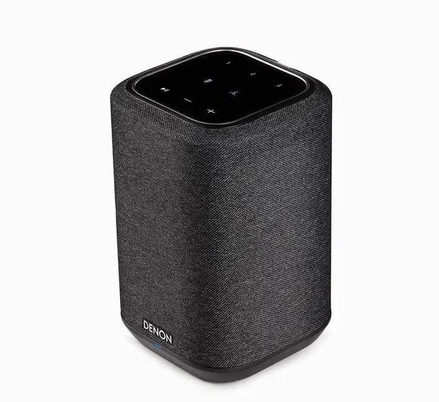 Alt view image 5 of 7 - Denon Home 150 Wireless Smart Speaker â Compact Design, Wi-Fi & Bluetooth, HEOS Built-in, Alexa Built-in, Siri & AirPlay 2, Spotify Connect, Multi-Room Support, Black