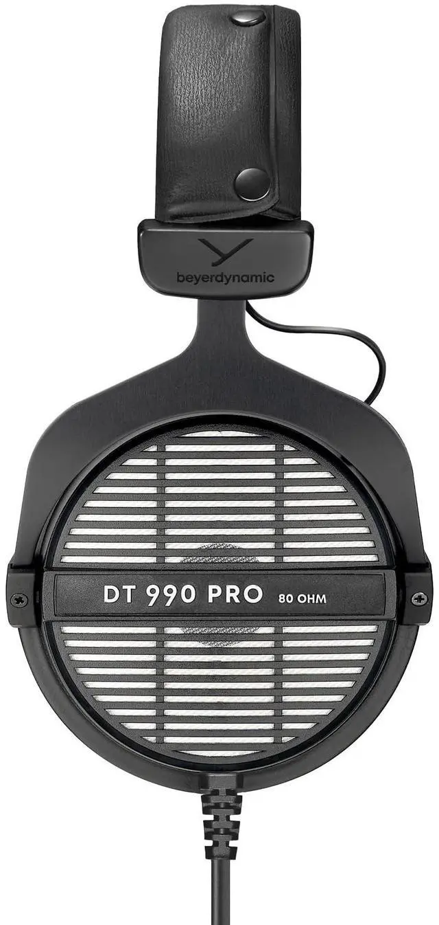 Alt view image 2 of 7 - beyerdynamic DT 990 PRO Over-Ear Studio Monitor Headphones - Open-Back Stereo Construction, Wired (80 Ohm, Gray)