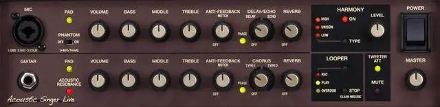 Alt view image 2 of 5 - BOSS Acoustic Singer Live Acoustic Stage Guitar Amplifier (ACS-LIVE)