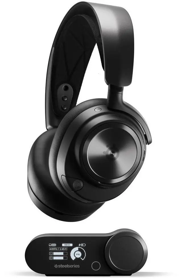 Main image of SteelSeries Arctis Nova Pro Wireless Xbox Multi-System Gaming Headset - Premium Hi-Fi Drivers - Active Noise Cancellation Infinity Power System - Stealth Mic - Xbox, PC, PS5, PS4, Switch, Mobile