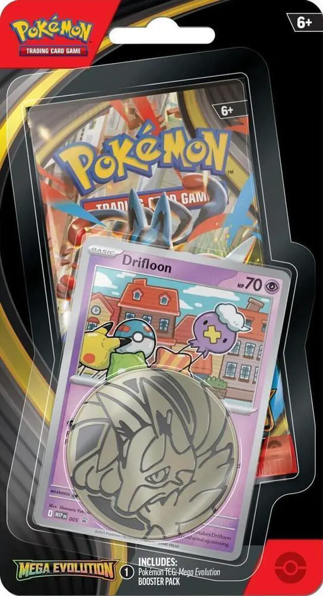 Main image of Pokemon TCG Mega Evolution Single Pack Blister Drifloon