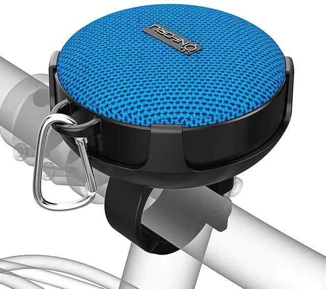 Main image of Onforu Bike Bluetooth Speaker with Bicycle Mount, Portable Wireless Shower Travel Speakers with Loud Sound, Bluetooth 5.0, IP65 Waterproof Mini Outdoor Speaker for Riding, Hiking and Camping, Blue