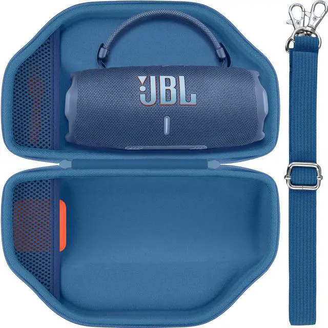 Main image of Baval Hard Portable Case Compatible with JBL Charge 6/Charge 5 Portable Waterproof Bluetooth Speaker(Blue Case)