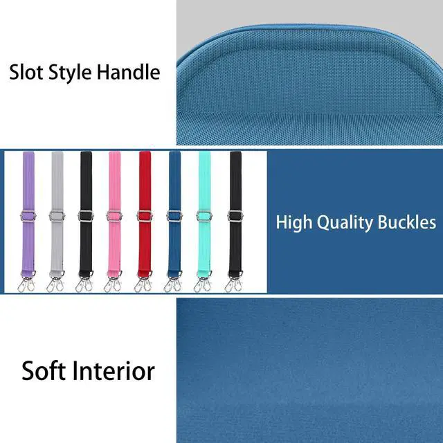Alt view image 4 of 7 - Baval Hard Portable Case Compatible with JBL Charge 6/Charge 5 Portable Waterproof Bluetooth Speaker(Blue Case)