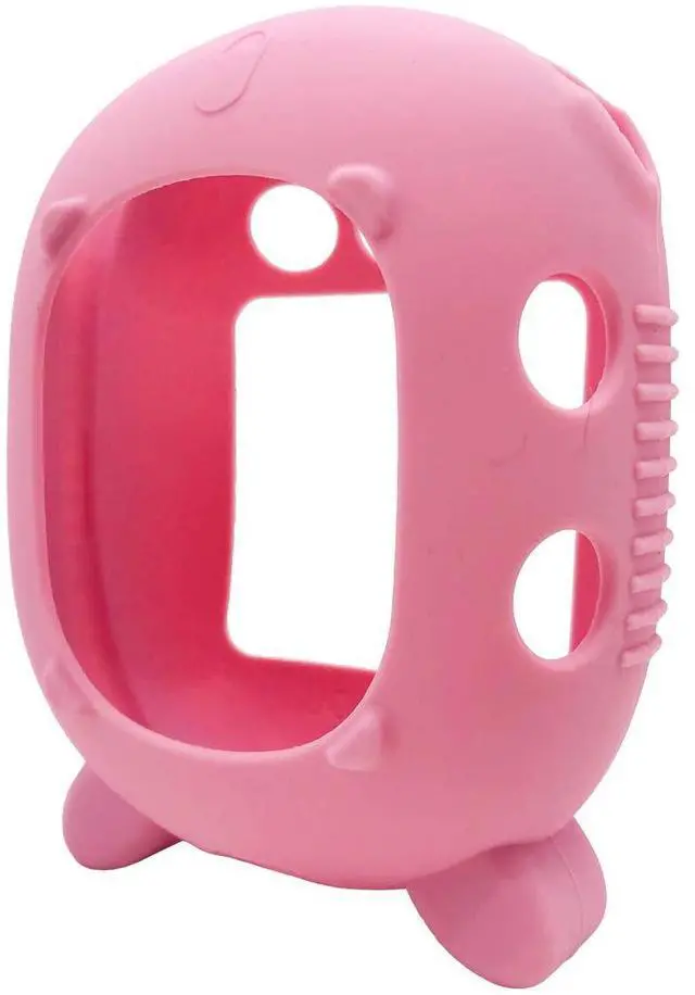 Alt view image 7 of 7 - Silicone Cover Case for JBL Clip 4 Portable Bluetooth Speaker, Protective Carrying Case for JBL Clip 4 Portable Bluetooth Speaker Stand Up Holder (Pink)