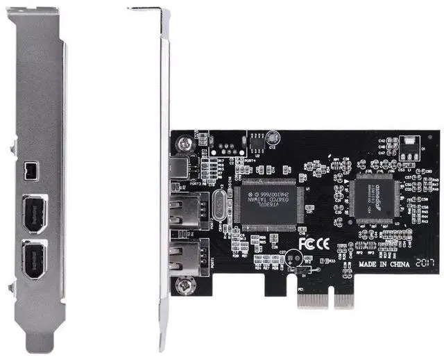 Alt view image 4 of 7 - 2.5Gbps PCI E PCI Express FireWire 1394a IEEE 1394 Controller Card with Firewire Cable 800Mbps Desktop Card Image Capture Card