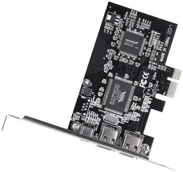Alt view image 6 of 7 - 2.5Gbps PCI E PCI Express FireWire 1394a IEEE 1394 Controller Card with Firewire Cable 800Mbps Desktop Card Image Capture Card