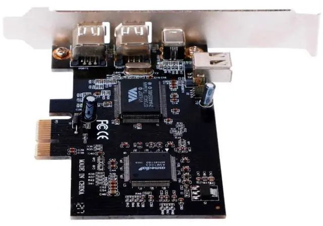 Alt view image 5 of 6 - ELIATER PCIe Firewire Card for Windows 10, IEEE 1394A PCI Express Controller 4 Ports(3 x 6 Pin and 1 x 4 Pin), 1394a Firewire 400 Adapter for Windows 7/8/Mac OS with Low Profile Bracket and Cable