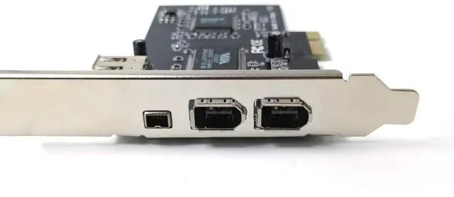 Alt view image 3 of 6 - ELIATER PCIe Firewire Card for Windows 10, IEEE 1394A PCI Express Controller 4 Ports(3 x 6 Pin and 1 x 4 Pin), 1394a Firewire 400 Adapter for Windows 7/8/Mac OS with Low Profile Bracket and Cable