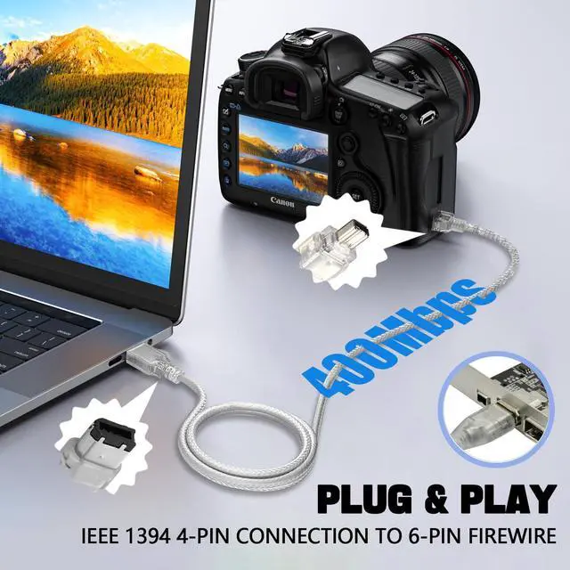 Alt view image 3 of 7 - PCIe Firewire 400 Card,IEEE 1394a PCI Express 4 Ports PCIe Card (3 X 6 Pin and 1 X 4 Pin),Firewire 400 Adapter for Windows 7/8/10/11/Mac Os/Xp/2000/2003/ Vista/Dos,Linux(PCIE-IEEE 1394A)