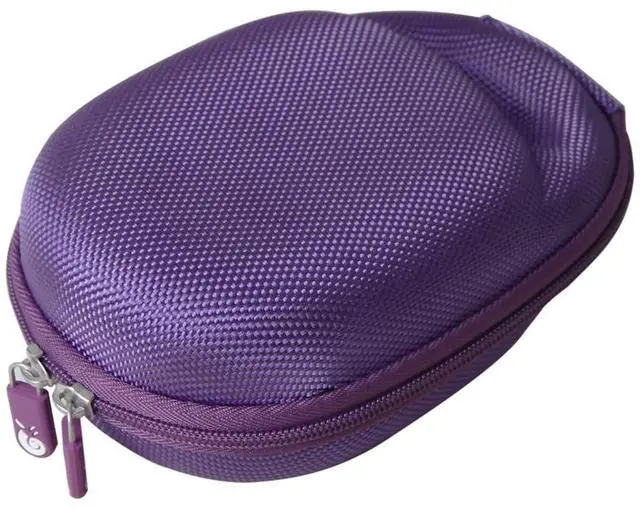 Alt view image 5 of 6 - Hermitshell Hard Travel Case for JBL Clip 4 / JBL Clip 5 Portable Mini Bluetooth Speaker (Purple)