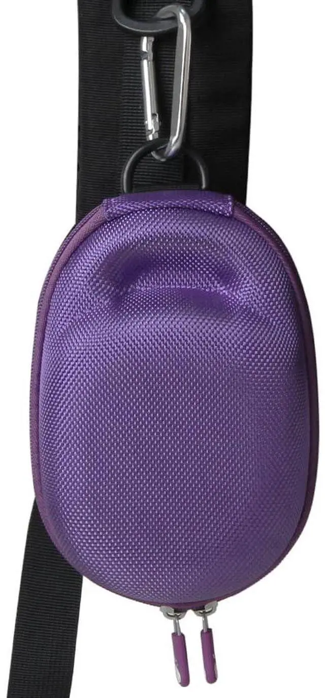 Alt view image 6 of 6 - Hermitshell Hard Travel Case for JBL Clip 4 / JBL Clip 5 Portable Mini Bluetooth Speaker (Purple)