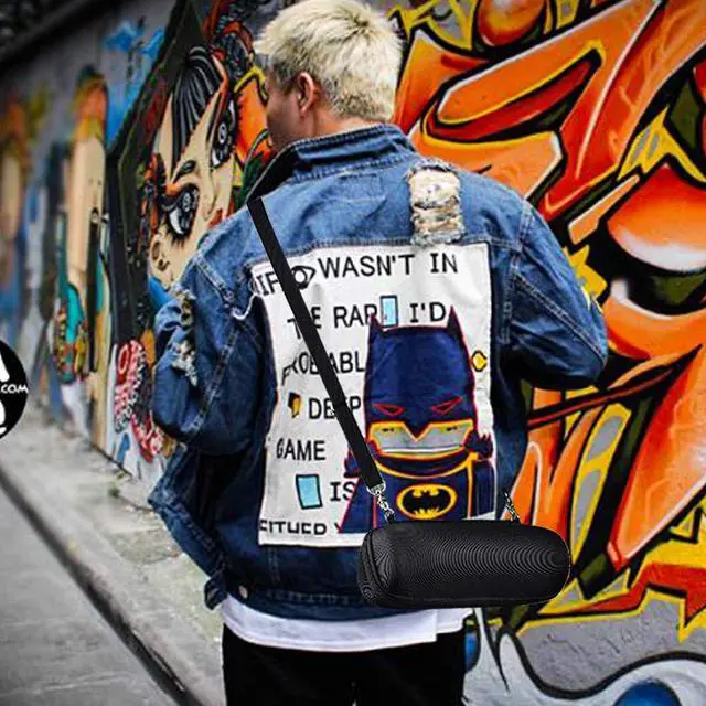 Alt view image 7 of 7 - Comecase Hard Travel Case for JBL Charge 4/ Charge 5 Waterproof Bluetooth Speaker. Carrying Storage Bag Fits Charger and USB Cable - Grey Inside (Case Only)