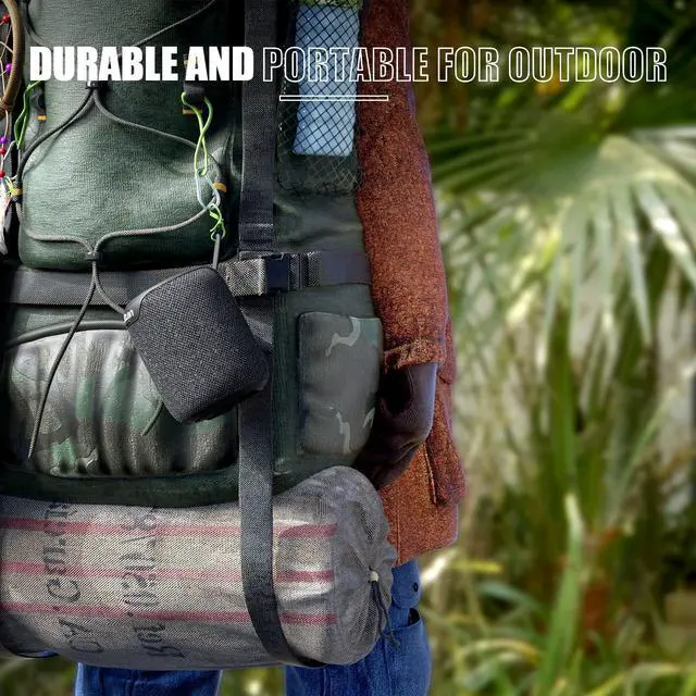 Alt view image 6 of 7 - Ortizan Portable Bluetooth Speaker with Big Sound,Punchy Bass,IPX7 Waterproof,15H Playtime,Bluetooth 5.3,AUX&TF Card,Stereo Pairing,Small Wireless Speaker for Outdoor,Electronic Gadgets,Gift Ideas