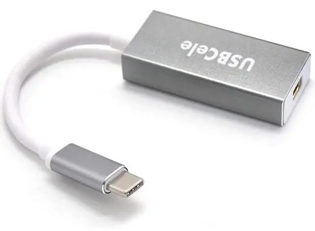 Main image of USBCele USB-C (Thunderbolt 3) to Mini DisplayPort Adapter, USB Type C to Mini Display Port 4K Cable Adapter for MacBook Pro, iMac, LED Cinema Display and More