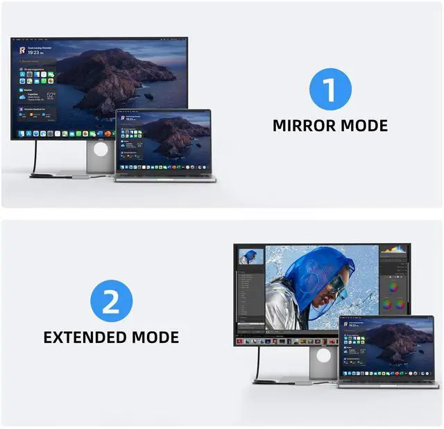 Alt view image 7 of 7 - USB C to Mini DisplayPort Adapter 4K@60Hz, USB Type C (Thunderbolt 3) to Mini DP Adapter for iPhone 15, M1/M2 MacBook, MacBook Air/Pro 2016-2023, Galaxy S8-S23, Steam Deack and Rog Ally