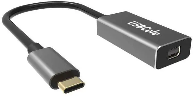Main image of USBCele USB-C to Mini DisplayPort Adapter, USB Type C (Thunderbolt 3) to Mini DP 4K Cable Adapter for MacBook Pro, iMac/iMac Pro, LED Cinema Display and More [Advanced Chip]