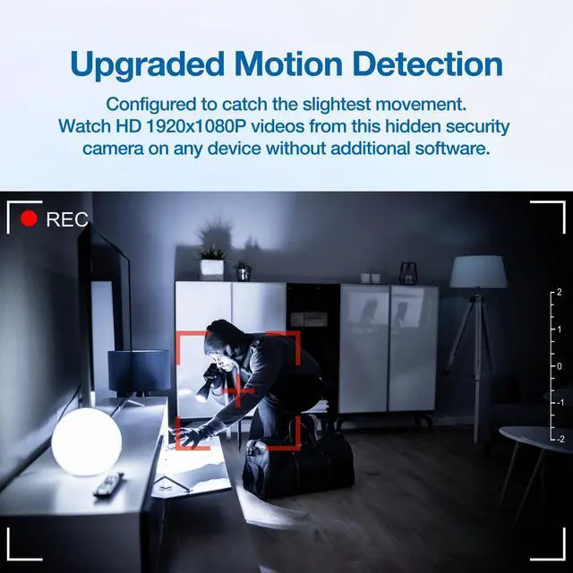 Alt view image 3 of 7 - Asani Hidden Spy Camera USB Charger - Records Video ONLY - Home & Office Security Nanny Cam with Micro SD Card Slot, Motion Detection, 1080P Full HD Video, Ideal for Home Monitoring, Pets