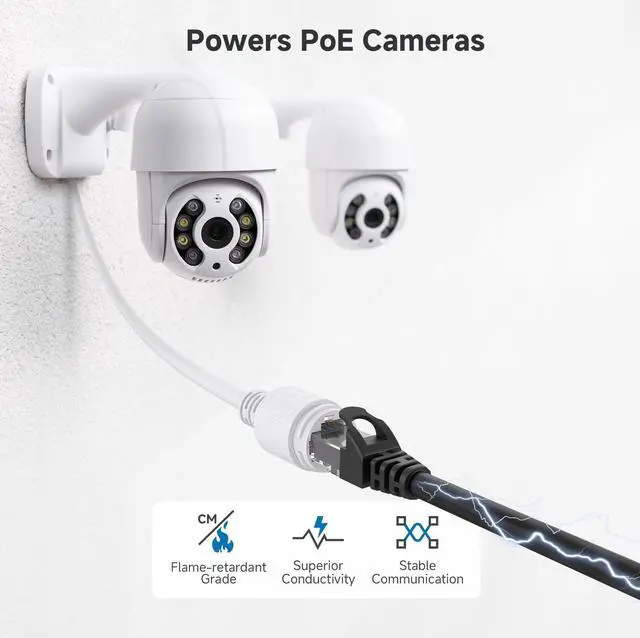 Alt view image 7 of 7 - KEHIPI 10Gbps Snagless Short Cat 6 Ethernet Cable - 3ft, Cat 6 Cable, Cat6 Cord, Ethernet Cord, Black