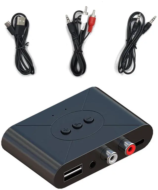 Main image of Bluetooth 5.3 Audio Receiver Wireless RCA Bluetooth Adapter for Stereo Wireless Audio Receiver/USB Flash Drive/NFC One-Touch Connection for Car Speakers and Headphones