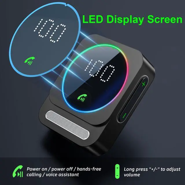 Alt view image 2 of 7 - SONRU Bluetooth 5.3 Receiver for Car, Wireless Audio Adapter for Car/Home Stereo/Wired Headphones/Speaker, Bluetooth Aux Adapter, Dual AUX Outputs, RCA AUX 3.5mm Music Receiver