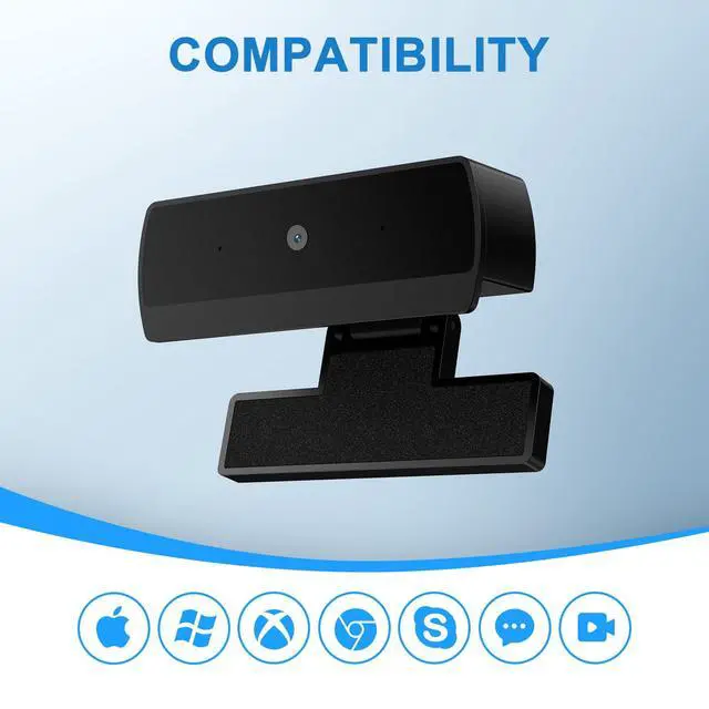 Alt view image 4 of 6 - Diccik Webcam, K1 Full HD Webcams,1080P Video and Wide Angle Camera,Plug and Play USB Webcam for Online Calling/Conferencing, Zoom/Skype/Facetime/YouTube, Laptop/PC