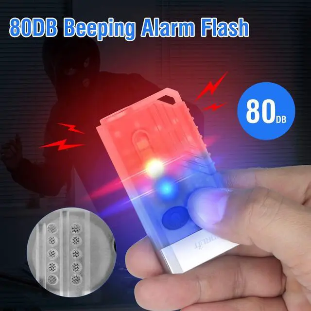 Alt view image 7 of 7 - BORUIT V10 Small Powerful Flashlight with 365nm UV Black Light - Super Bright, USB C Rechargeable Led Keychain Flash Light with Cob Side Light, Magnet