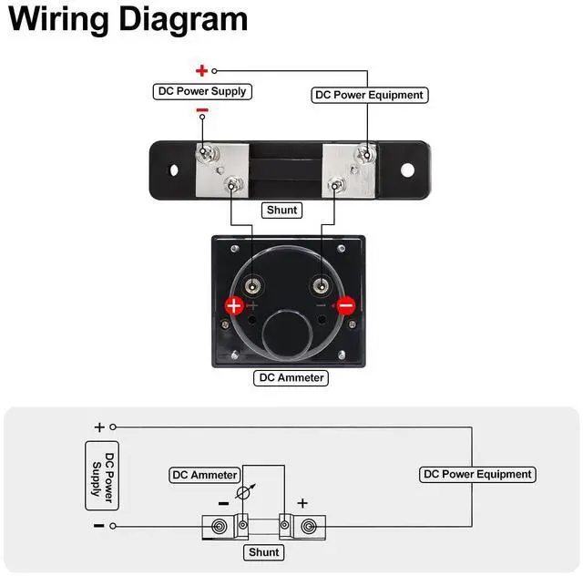 Alt view image 3 of 6 - Baomain DH-670 30A Analog Amp Panel Meter Current Ammeter DC 0-30A with Shunt