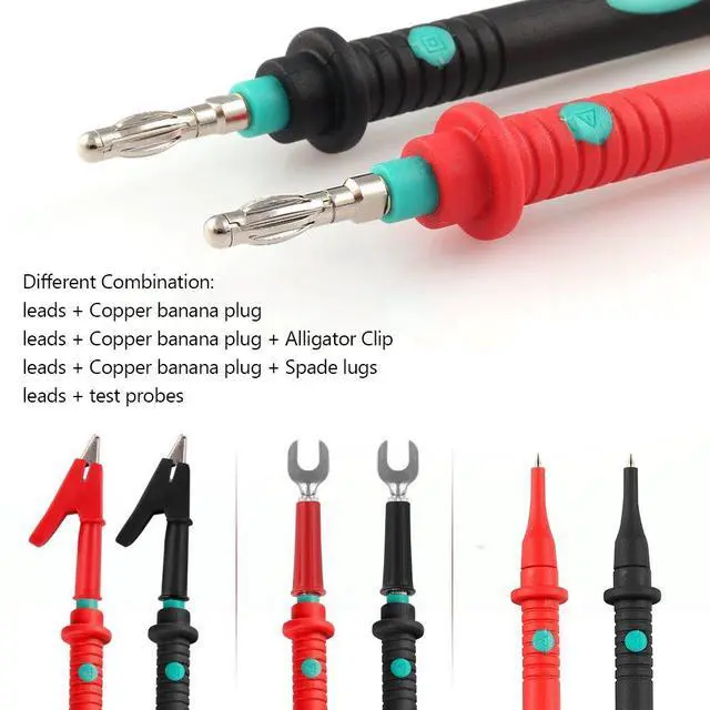 Alt view image 3 of 7 - Multimeter Test Leads Kit Set of 16