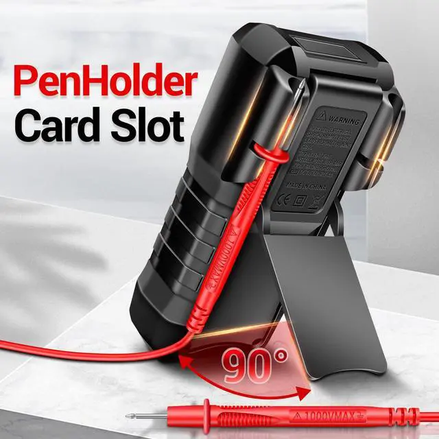 Alt view image 5 of 7 - ANENG Digital Multimeter with Case,DC AC Voltmeter,Ohm Volt Amp Meter,Measures Voltage,Current,Resistance,Continuity,Diodes,Electric Tools for Househould Outlet,Automotive Battery Test