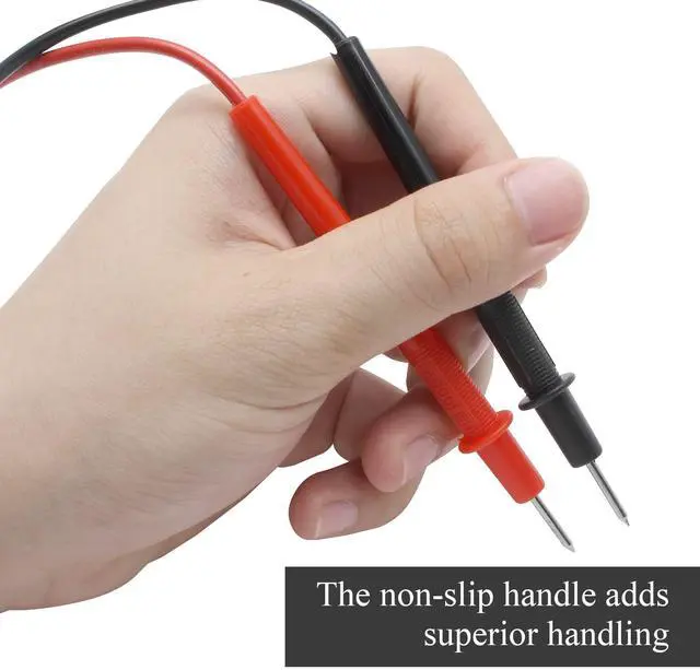 Alt view image 4 of 7 - 71cm/28 Long Banana Plug Multimeter Probe Test Lead Cable Digital Laboratory Multimeter Voltmeter Test Lead Probe Wire Cable 1000VBlack Red