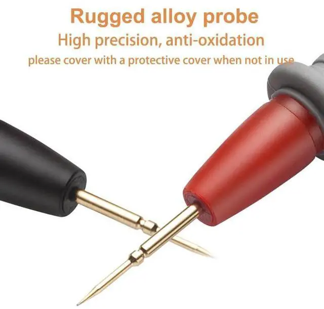 Alt view image 3 of 7 - Test leads 1000V 20A Ultra-Sharp Gold-Plated Test Probe Lead for Multimeter Meter Test lead, 40.5 inch / 103 cm, multimeter test leads for Fluke/AstroAI/INNOVA/Klein Multimeter Electronic Clamp tester