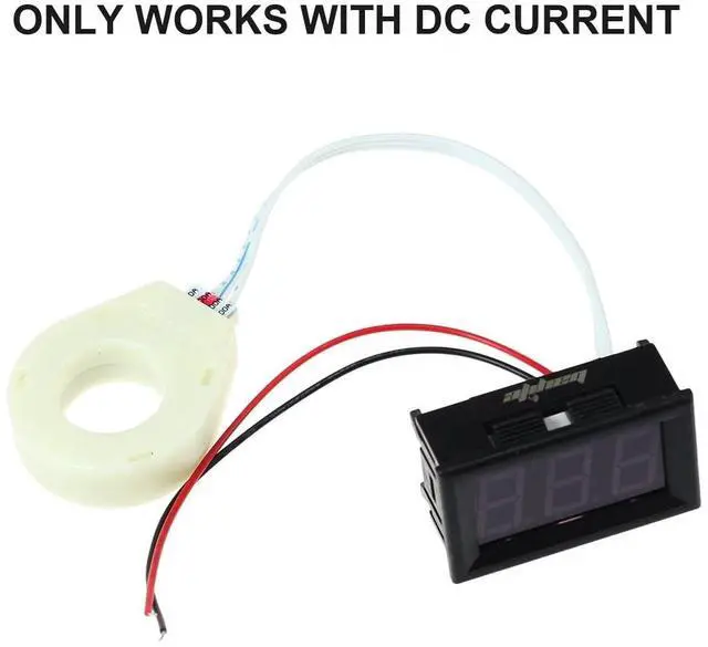 Alt view image 2 of 4 - DC 5-120V 100A Mini Digital Current Voltage Amp Meter Ammeter Gauge with Hall Effect Sensor Transformer