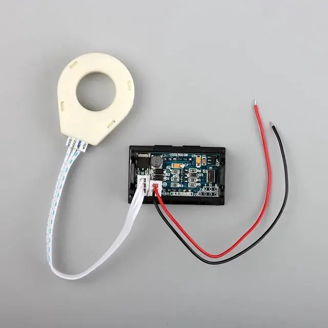 Alt view image 4 of 4 - DC 5-120V 100A Mini Digital Current Voltage Amp Meter Ammeter Gauge with Hall Effect Sensor Transformer