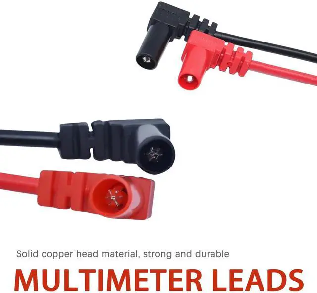 Alt view image 3 of 7 - Bectyton Multimeter Leads Digital Multimeter Test Leads Kit, 1000V 10A Crocodile Clips