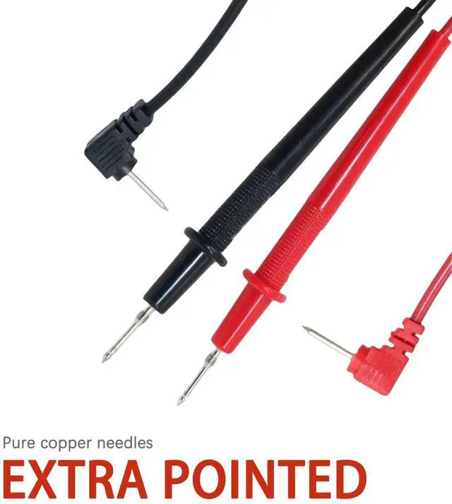 Alt view image 2 of 7 - Bectyton Multimeter Leads Digital Multimeter Test Leads Kit, 1000V 10A Crocodile Clips