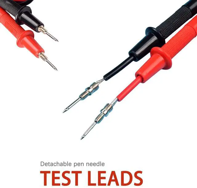 Alt view image 4 of 7 - Bectyton Multimeter Leads Digital Multimeter Test Leads Kit, 1000V 10A Crocodile Clips