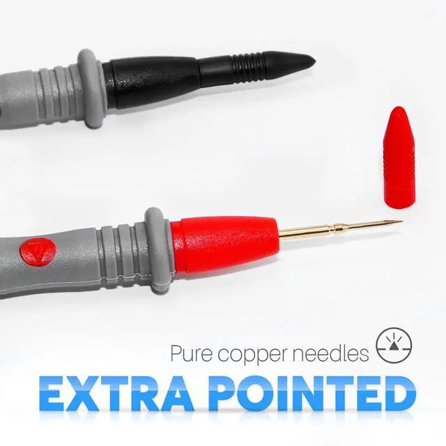 Alt view image 3 of 7 - Thuchopy 1000V 20A Multimeter Leads, Multimeter Probes, Volt Meter Leads, Test Lead Kit