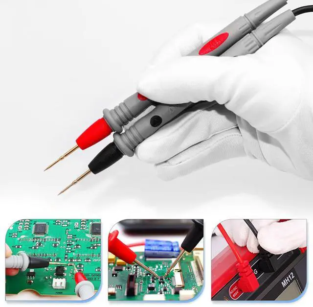 Alt view image 5 of 7 - Thuchopy 1000V 20A Multimeter Leads, Multimeter Probes, Volt Meter Leads, Test Lead Kit