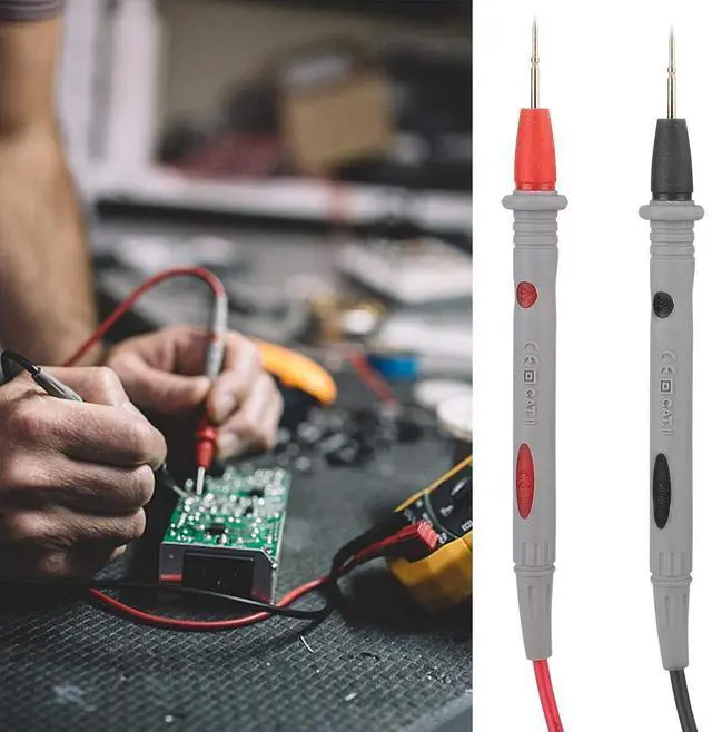 Alt view image 6 of 7 - Thuchopy 1000V 20A Multimeter Leads, Multimeter Probes, Volt Meter Leads, Test Lead Kit