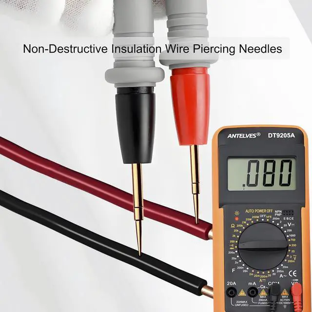 Alt view image 5 of 7 - Test leads 1000V 20A Ultra-Sharp Gold-Plated Test Probe Lead for Multimeter Meter Test lead, 40.5 inch / 103 cm, multimeter test leads for Fluke/AstroAI/INNOVA/Klein Multimeter Electronic Clamp tester