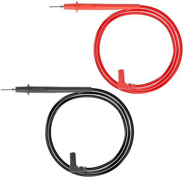 Alt view image 6 of 7 - 2pcs Multimeter Test Leads, Electrical Meter Test Leads Probe, Right Angle Banana Plug, CAT III 1000V 10A Digital Multimeters Cables (Black, Red)