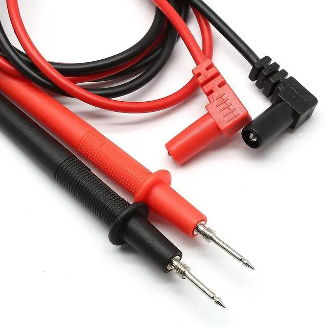 Alt view image 5 of 7 - 2pcs Multimeter Test Leads, Electrical Meter Test Leads Probe, Right Angle Banana Plug, CAT III 1000V 10A Digital Multimeters Cables (Black, Red)