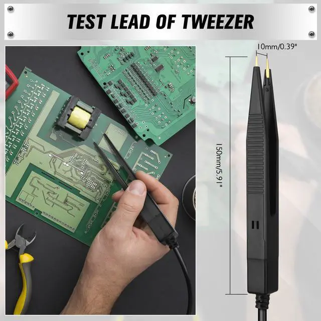 Alt view image 4 of 7 - 11-Piece Multimeter Test Leads Set, CAT III 1000V 20A Multimeter Probes with Alligator Clips, Needle Probe, Banana Plug to Hook Clip, Soft PVC Volt Meter Lead